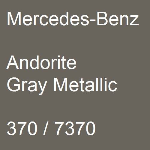 Mercedes-Benz, Andorite Gray Metallic, 370 / 7370.
